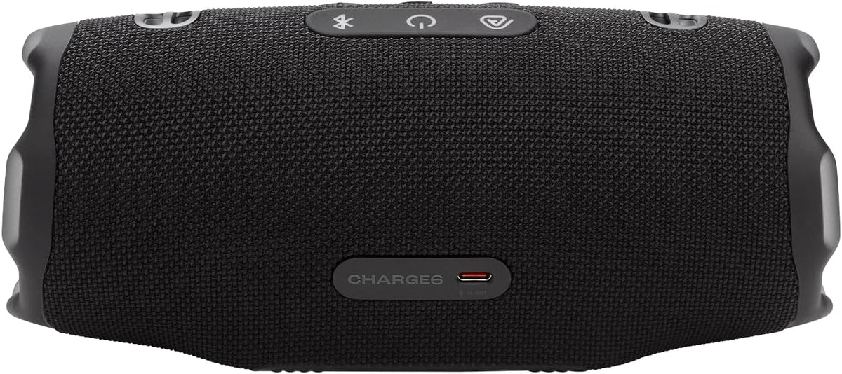 JBL Charge 6, Tragbarer Bluetooth-Lautsprecher, IP68 Zertifiziert -Schwarz