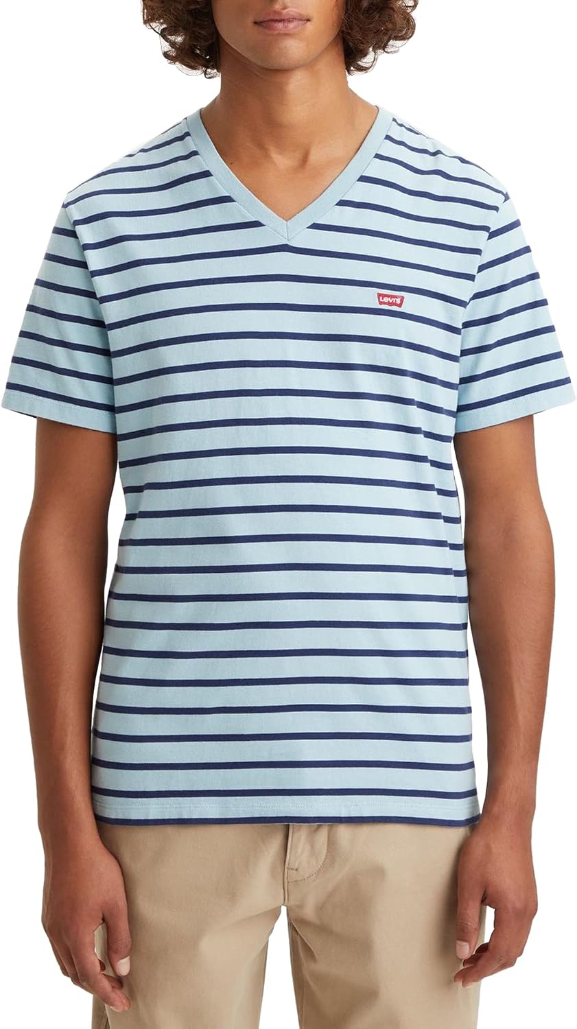 Levi's Herren Original Housemark V-Neck T-Shirt