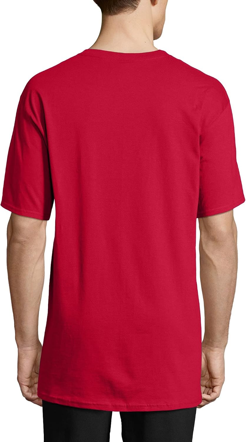Hanes Men's Beefy-T Cotton Crewneck T-Shirt, 2-Pack, Big & Tall Sizes