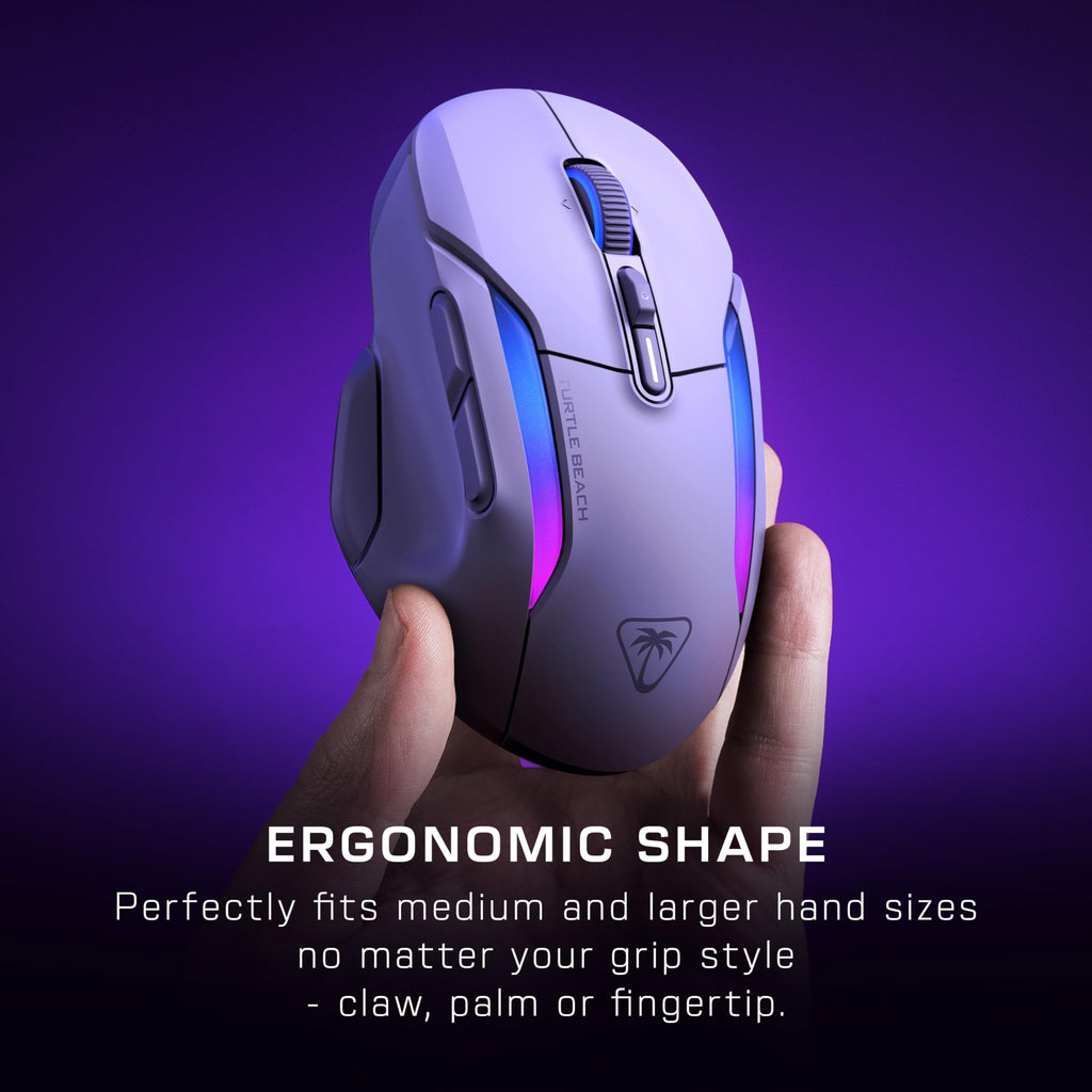 Turtle Beach Kone II ergonomische RGB-PC-Gaming-Maus mit Kabel