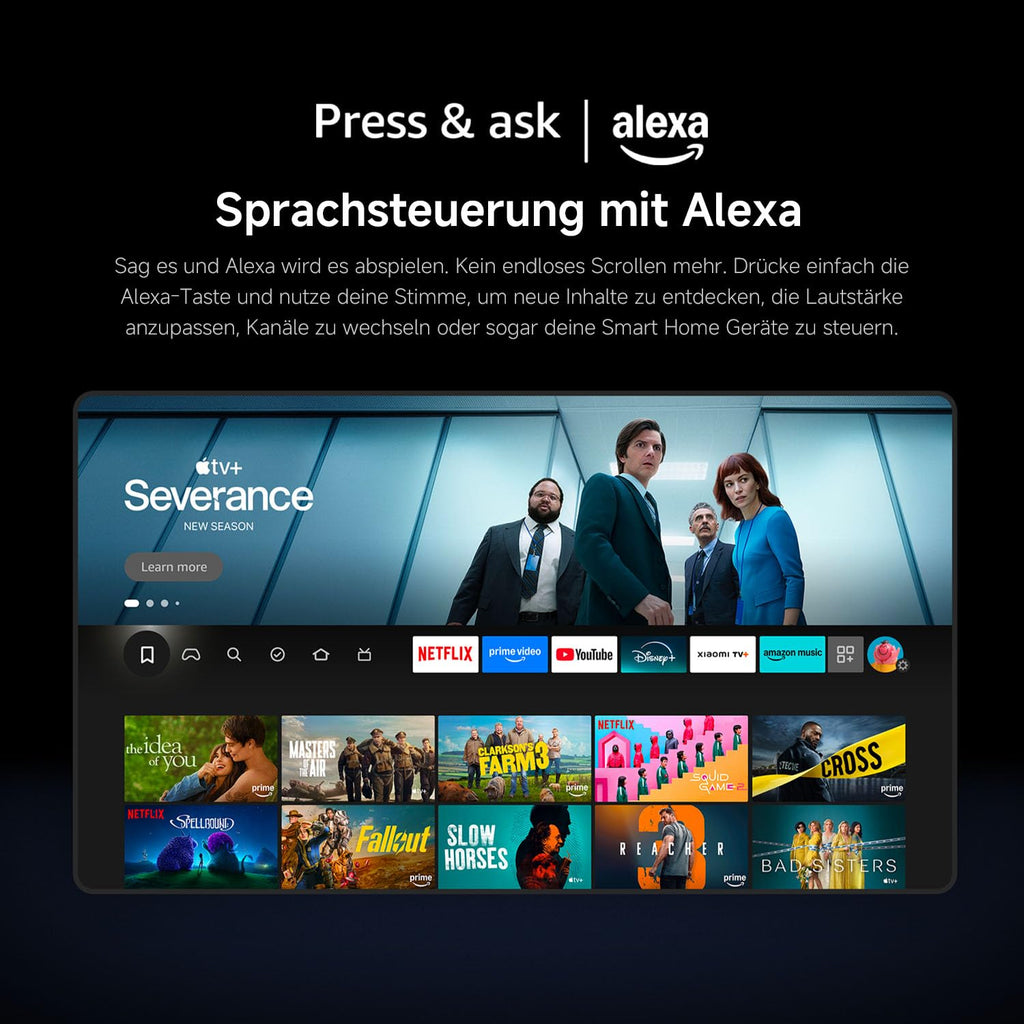 Xiaomi TV F 65 Zoll 2025, 4K UHD, Smart TV, Fire OS8, HDR10, L65MB-FAEU