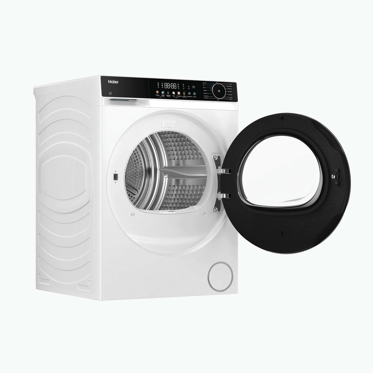 Haier Wärmepumpentrockner 9kg I G7 Serie I Klasse B I AI Power Inverter Motor, iOn Air Fresh, Pillow-Schontrommel, Automatik- & Hygiene-Programm, hOn AppI HD90-B667U1