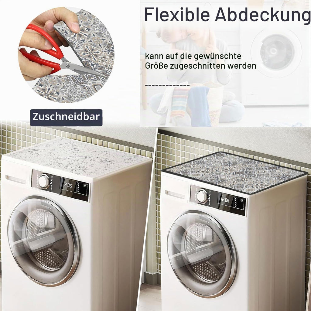 YeahBoom Waschmaschinenauflage 60x60cm,Waschmaschinenabdeckung Universal