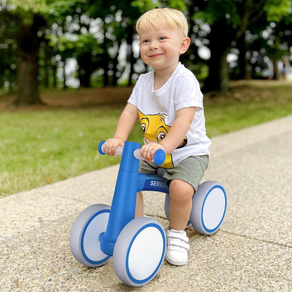 SEREED Baby Balance Bike for 1 Year Old Boy Girl, First Birthday Gift Toy