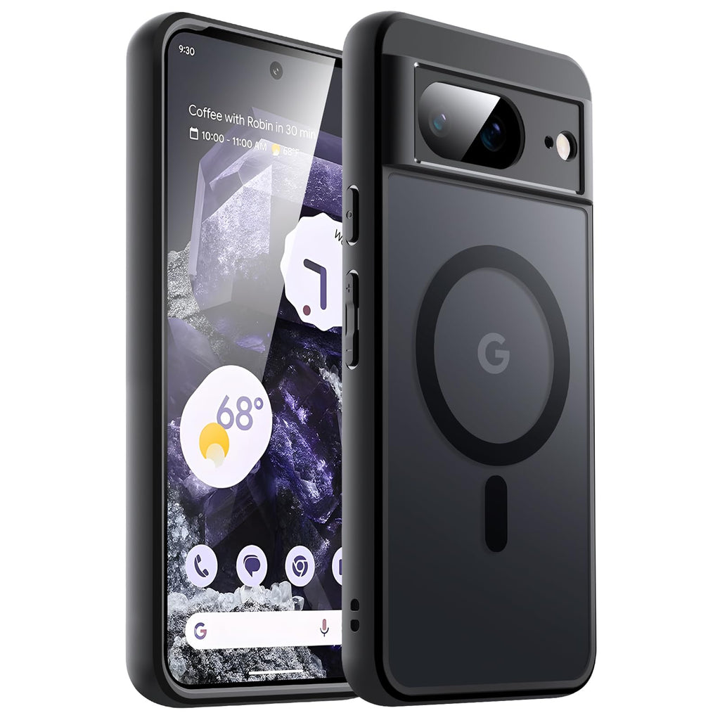 JETech Magnetische Hülle für Google Pixel 10/10 Pro, Obsidian