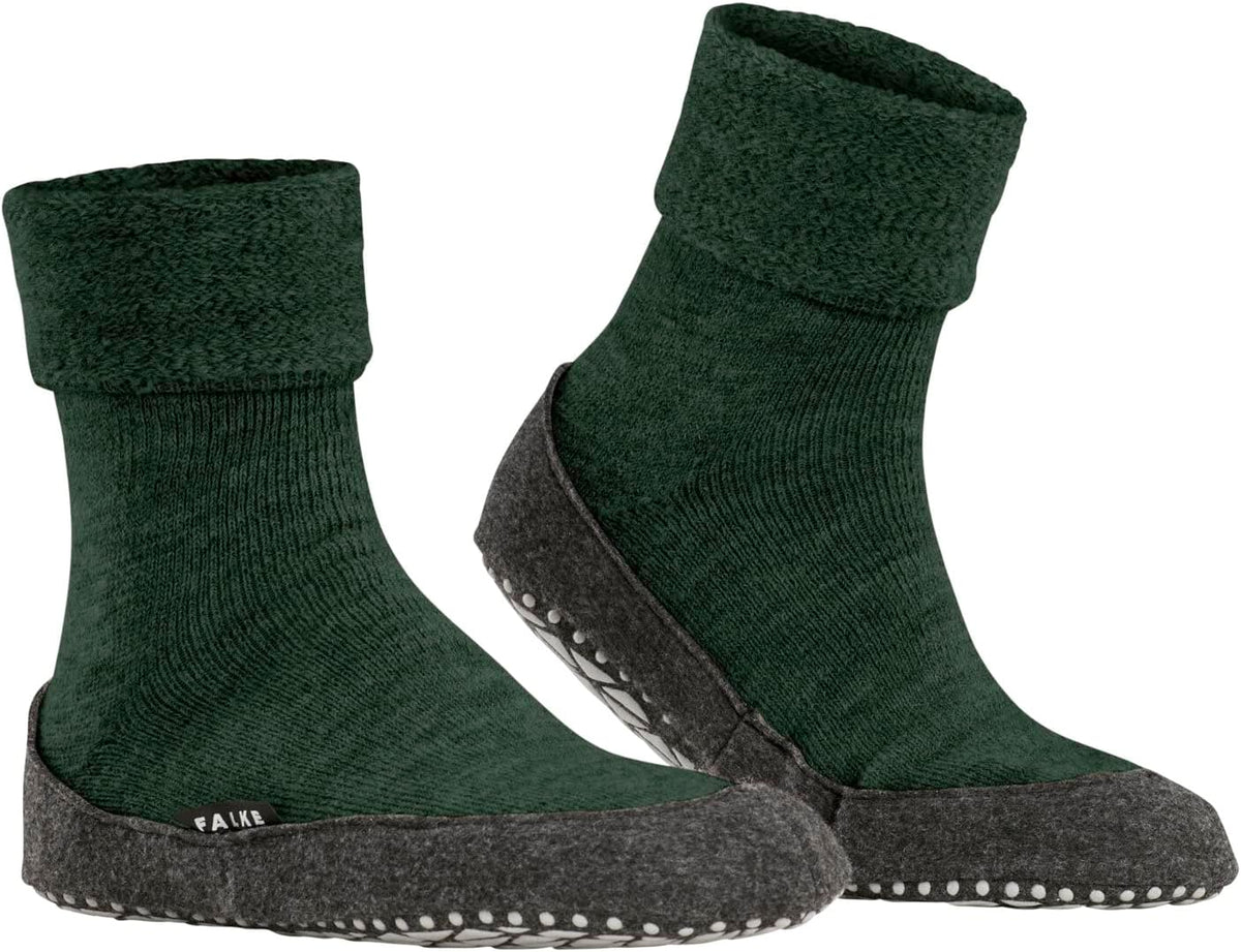 FALKE Herren Cosyshoe Stoppersocken atmungsaktive klimaregulierende geruchshemmende Wolle rutschfeste Noppen auf der Filzsohle komfortabel warm mit Plüsch strapazierfähig 1 Paar