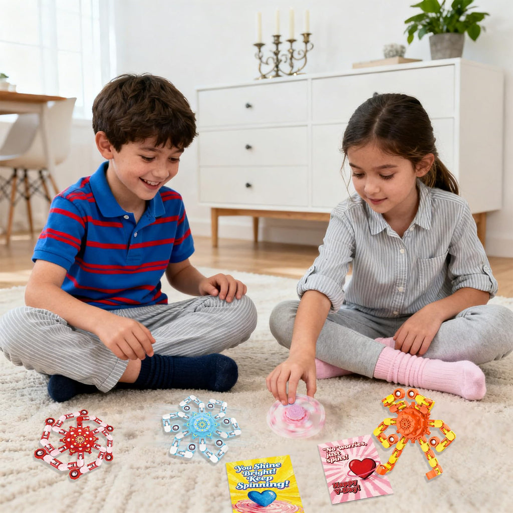 Transformable Fidget Spinners,30PCS Funny Sensory Fidget Toys for Kids