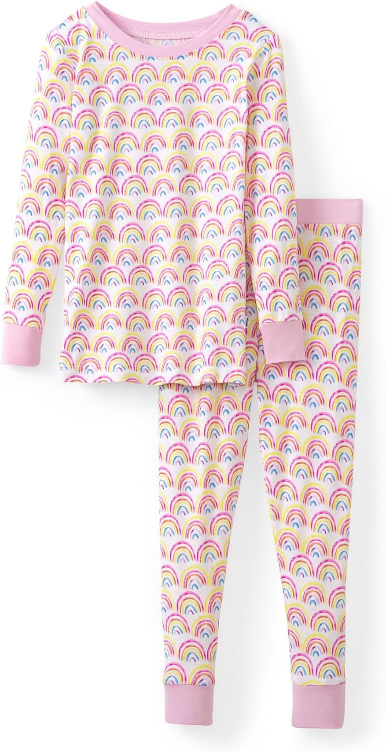 Little Sleepies Two-Piece Pajama Set, Viscose from Bamboo, Toddler Kids PJs
