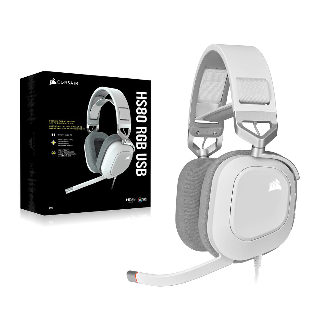Corsair HS80 MAX Wireless Multiplattform-Gaming-Headset – Stahlgrau