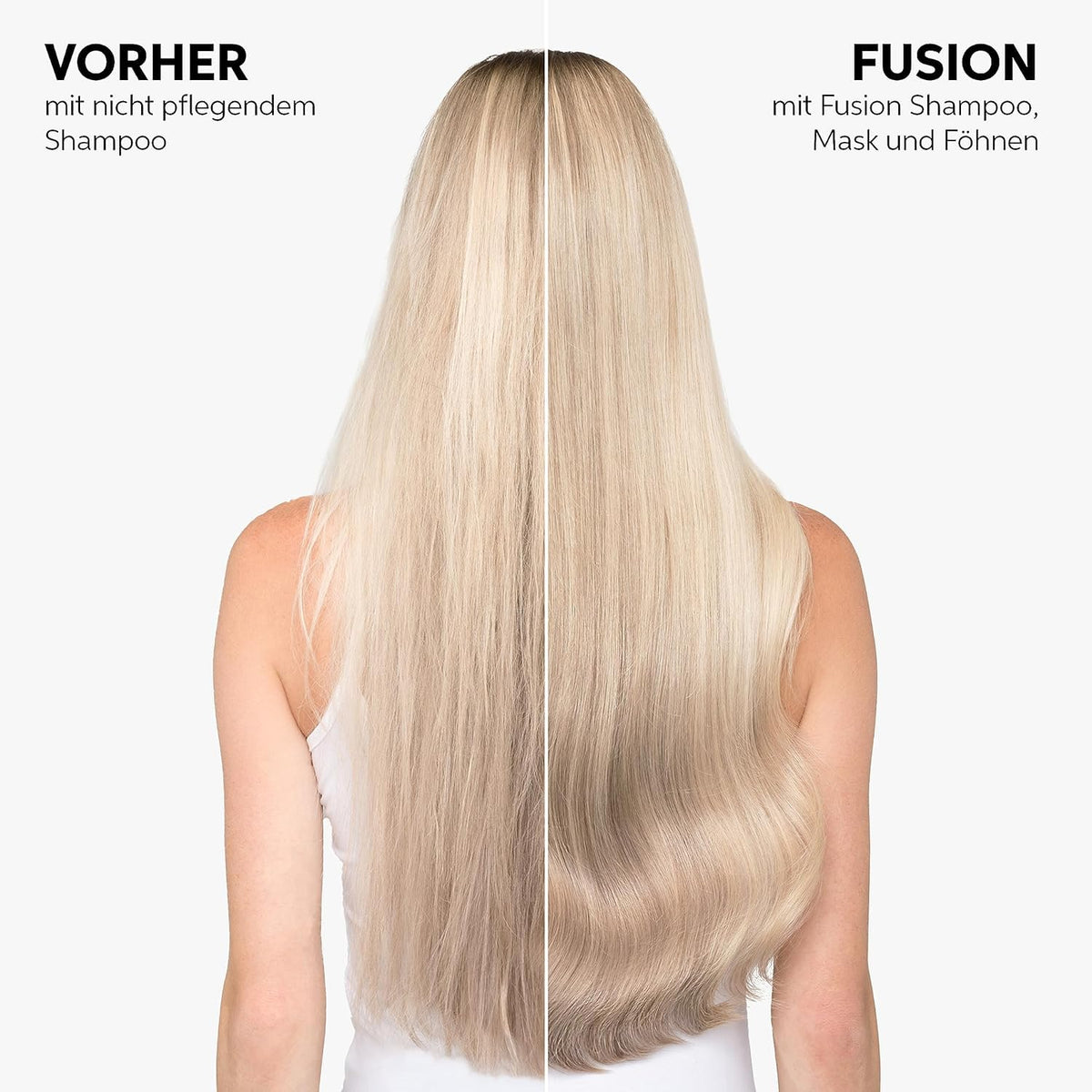 Wella Professionals – Wella Fusion Intense Repair Shampoo – Tiefenreinigungsshampoo – Haarpflege für kaputtes Haar – Haarshampoo für bessere Kämmbarkeit – 1 L