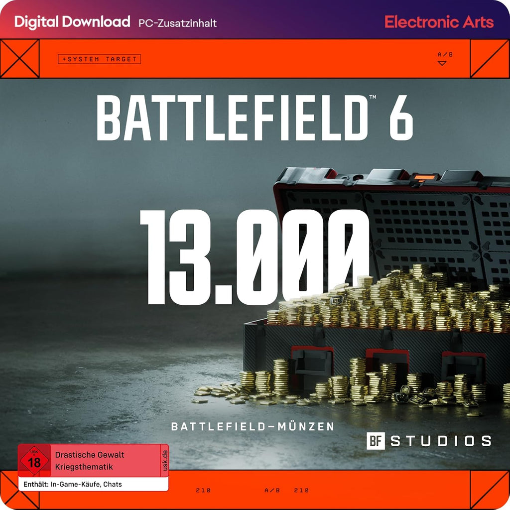 13.000 BF-Münzen | Battlefield 6 & REDSEC PCWin | Download Code EA App | Deutsch