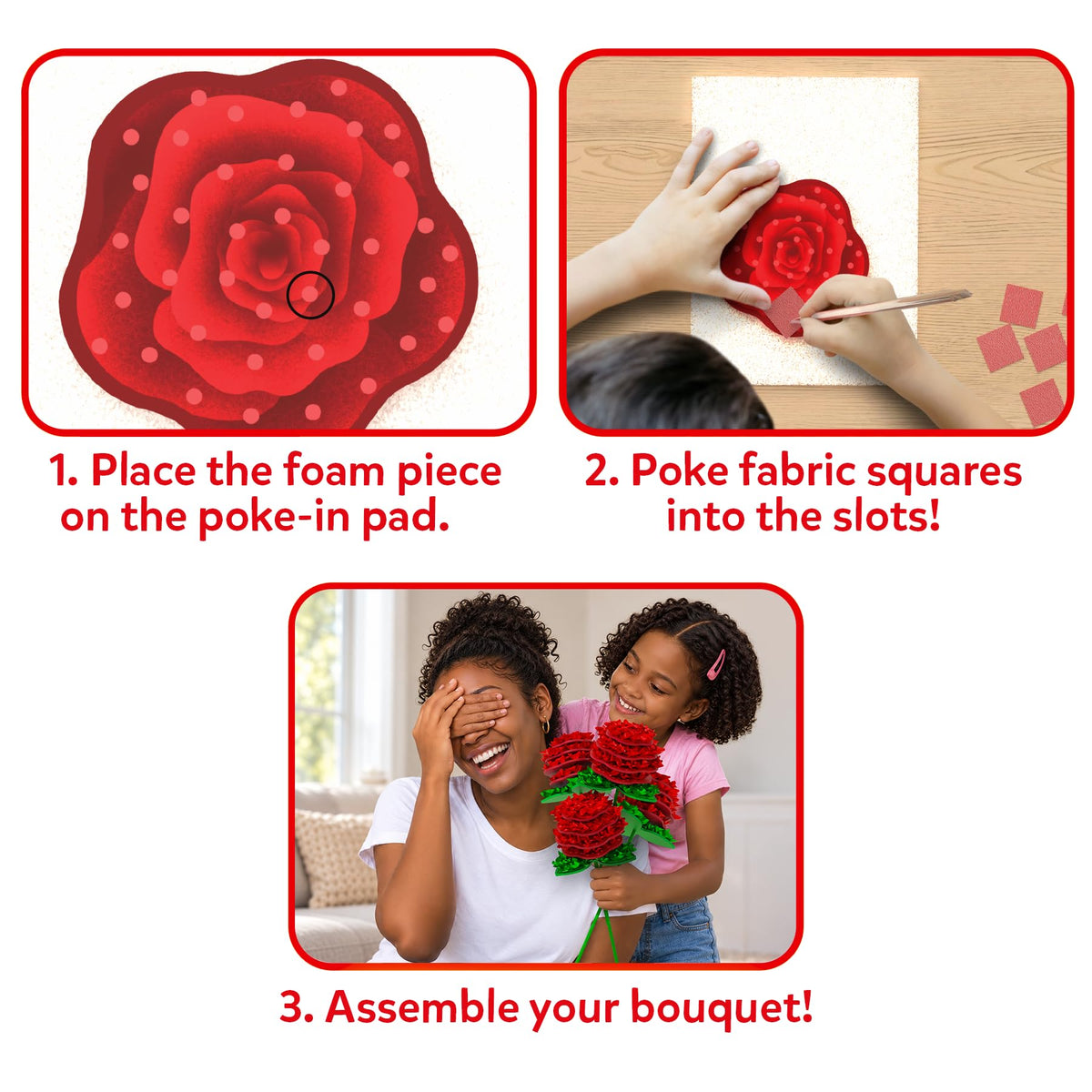 Skillmatics Poke-in Art – Disney Princesses, Wood Craft Kit, Gift for Kids