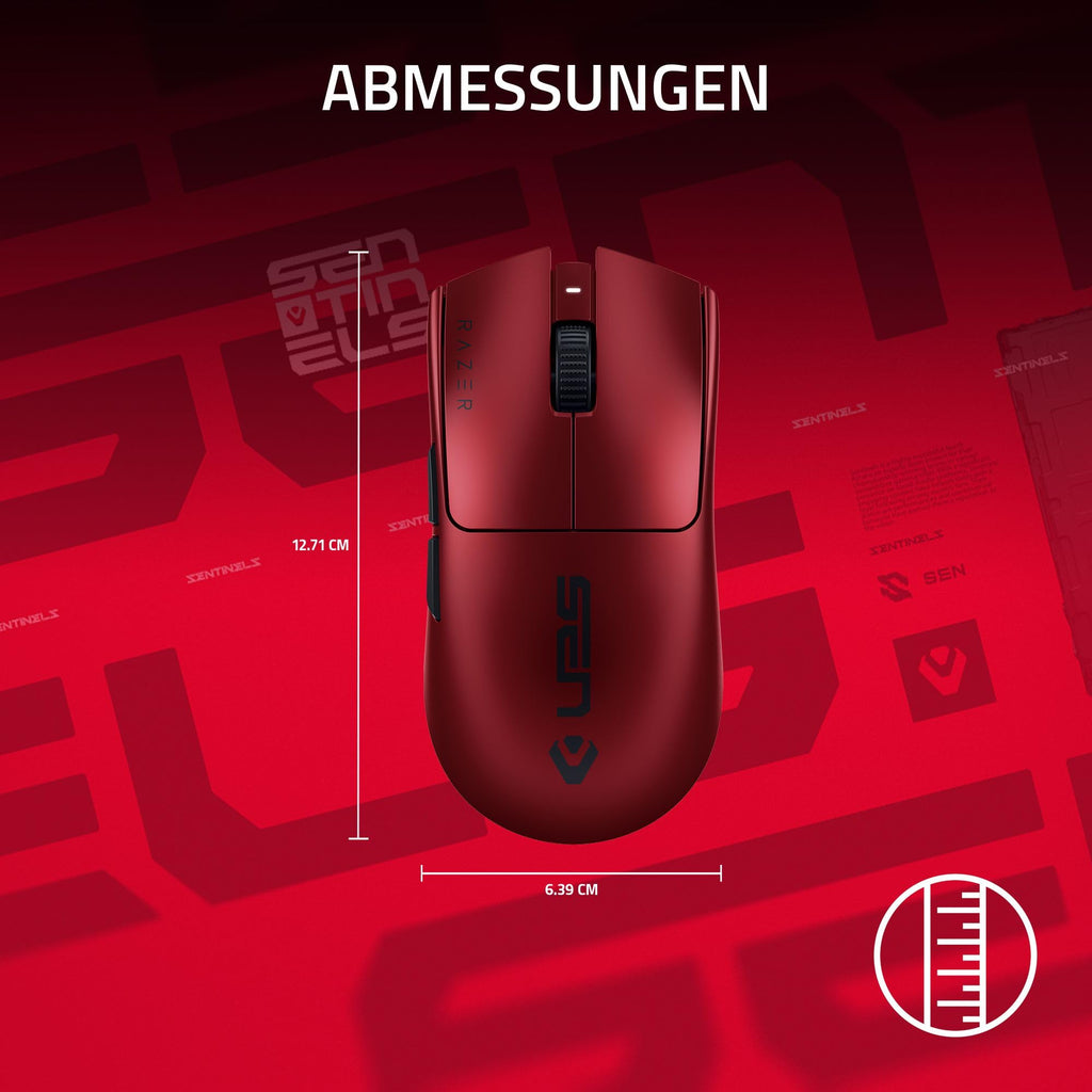 Razer Viper V3 HyperSpeed - Kabellose Esports Gaming-Maus - Focus Pro 30K DPI Sensor - bis zu 280 Std. Akku, Mechanische Maus-Switches 2th Generation - kabellose Abtastrate 4000Hz- PC/Mac | Schwarz