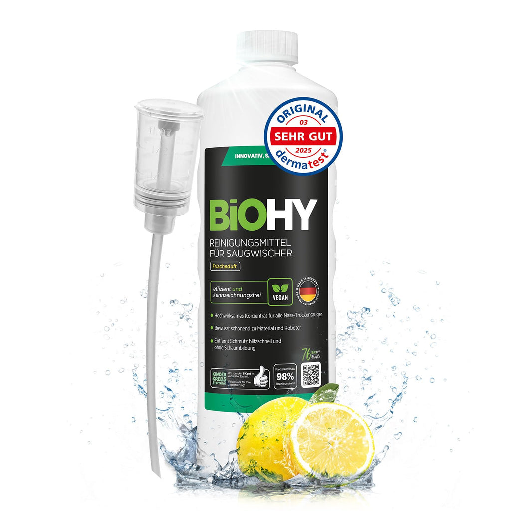 BiOHY Wischroboter Reiniger für Station mit Orangenduft (2 x 1 Liter)