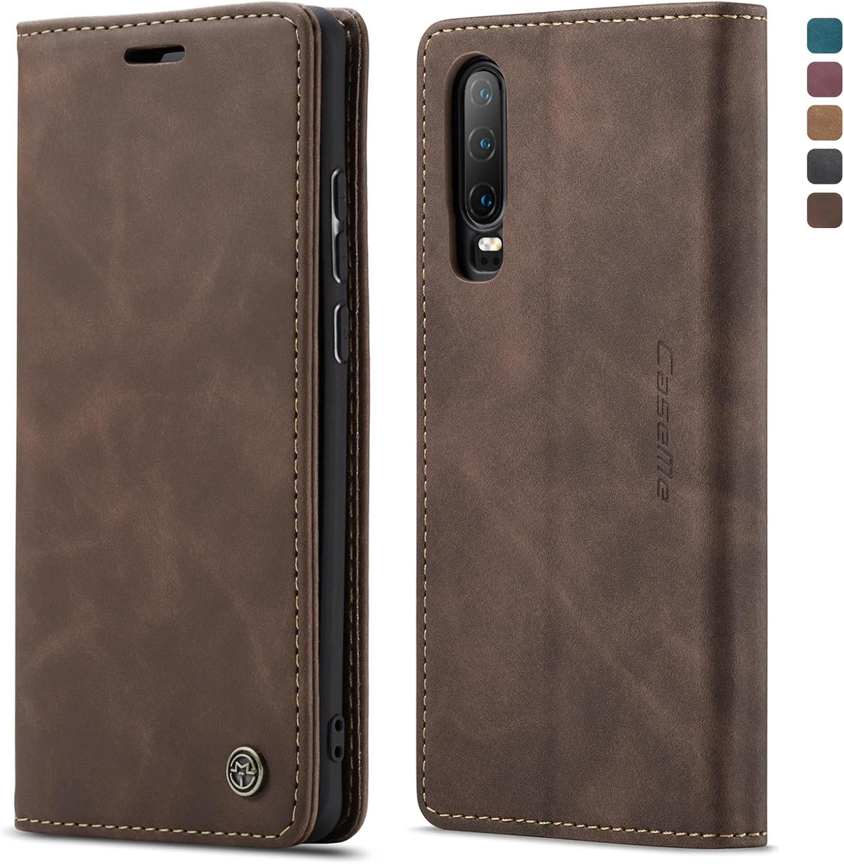 Handyhülle für Honor Magic 6 Pro Hülle Premium PU Klapphülle RFID Lederhülle Faltbare Schutzhülle Kartenfach Standfunktion Handytasche Hülle Honor Magic 6 Pro 5G - Schwarz