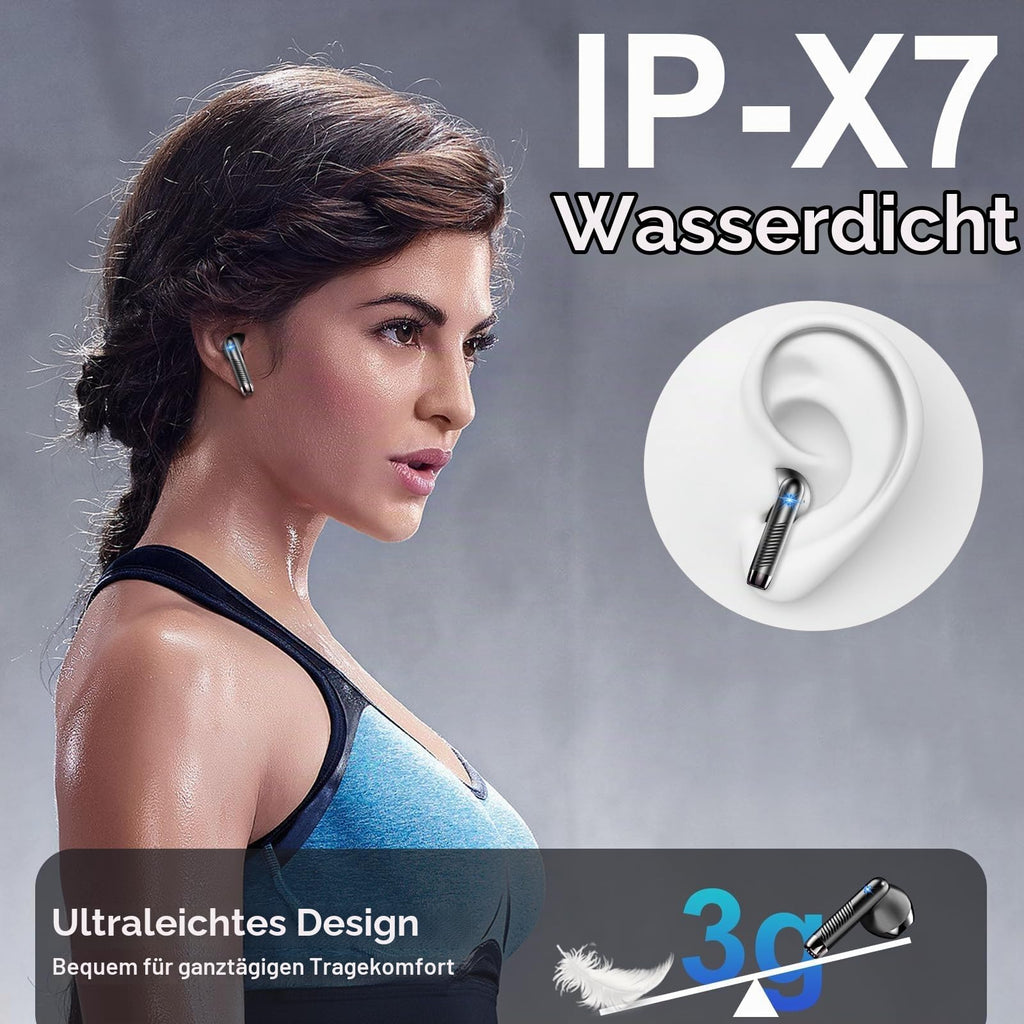 Drsaec Bluetooth Kopfhörer, In Ear Kopfhörer Kabellos Bluetooth 5.4