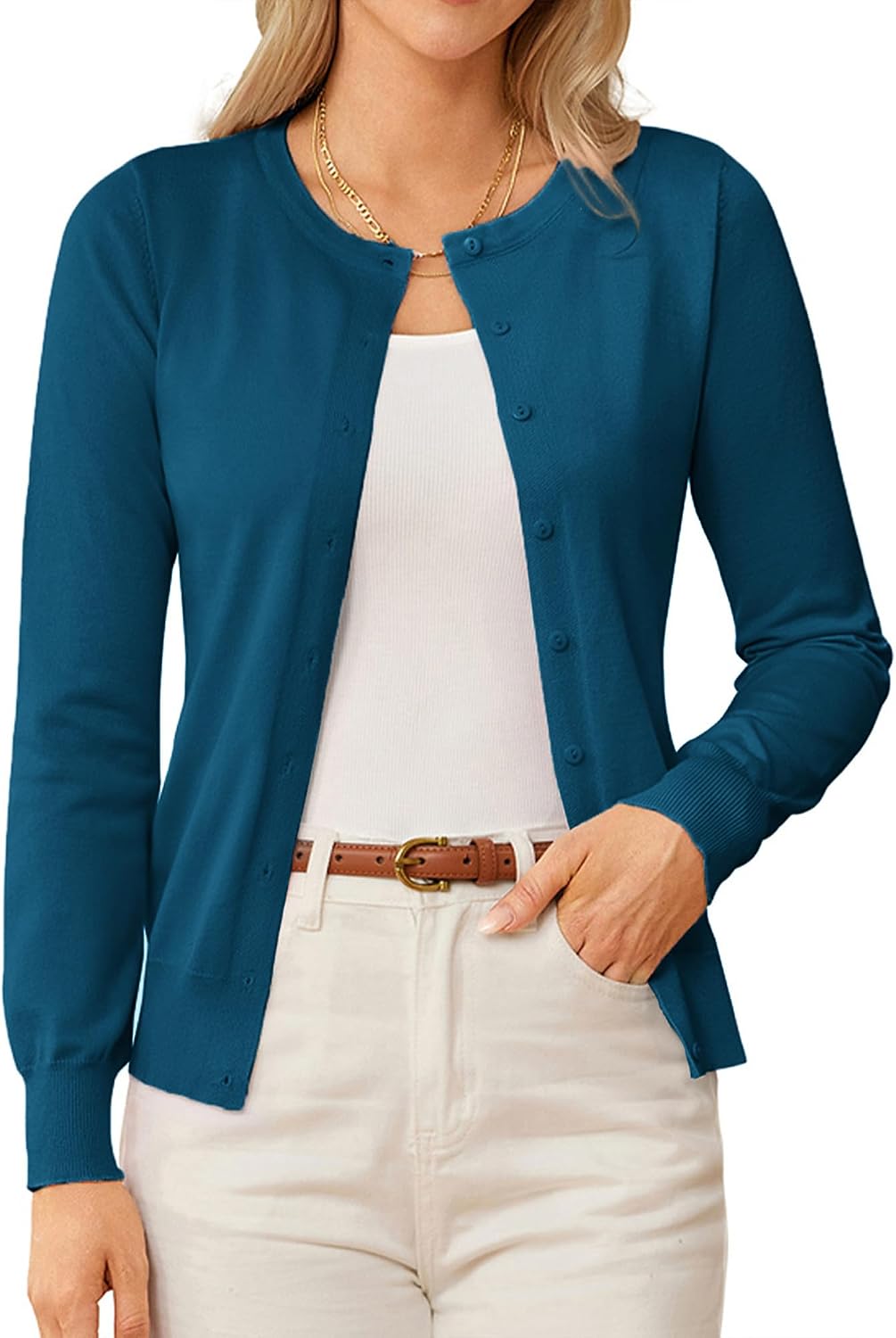 GRACE KARIN Damen Strickjacke Leichtes Herbst-Outfit 2026
