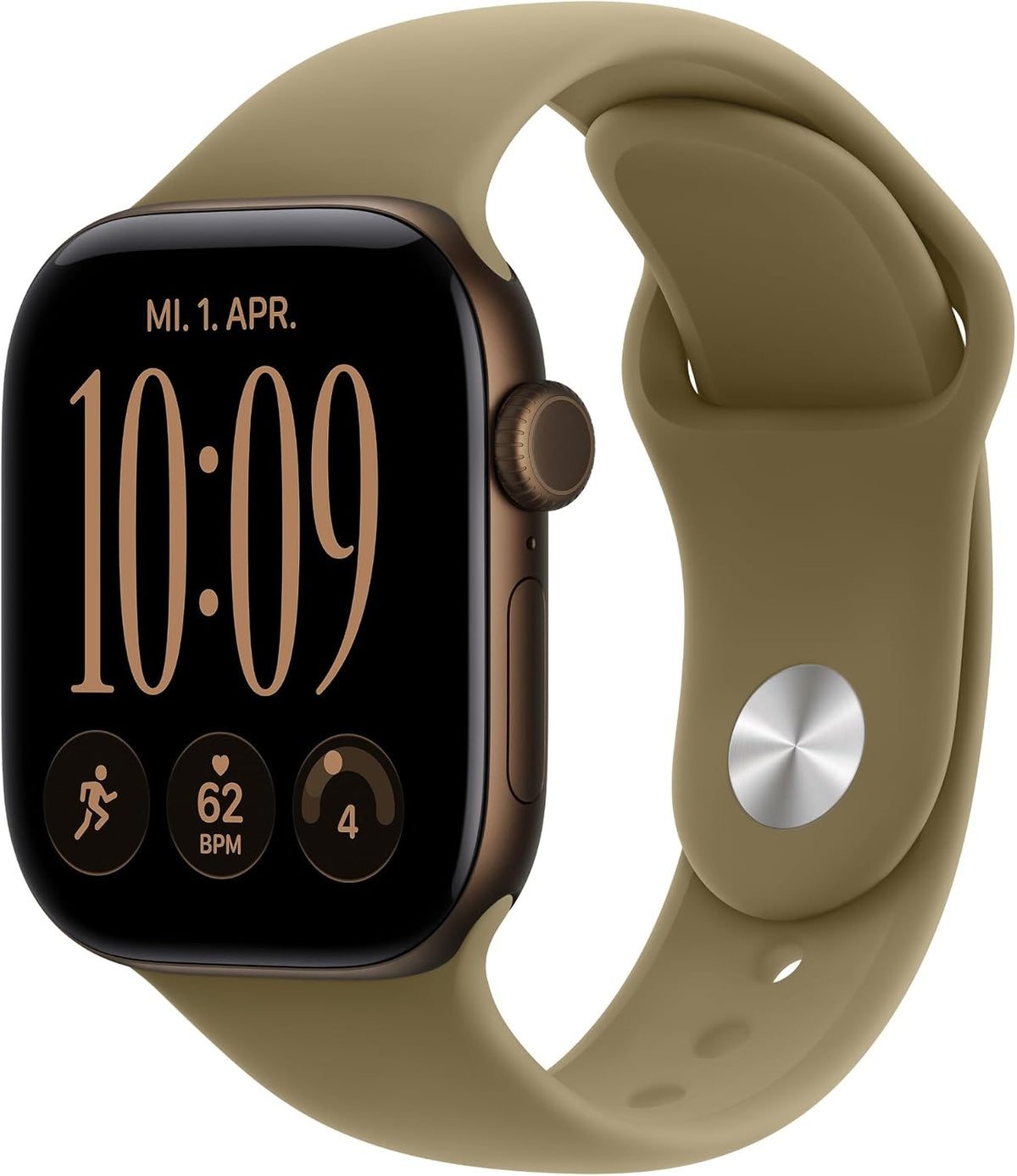 Apple Watch Series 12 GPS, 42 mm Aluminiumgehäuse Dunkelbronze