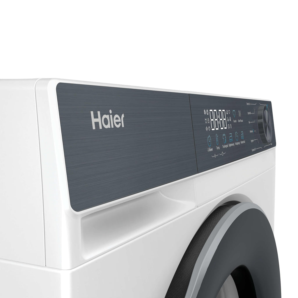Haier Wärmepumpentrockner 9kg I G7 Serie I Klasse B I AI Power Inverter Motor, iOn Air Fresh, Pillow-Schontrommel, Automatik- & Hygiene-Programm, hOn AppI HD90-B667U1