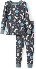Little Sleepies Two-Piece Pajama Set, Viscose from Bamboo, Toddler Kids PJs