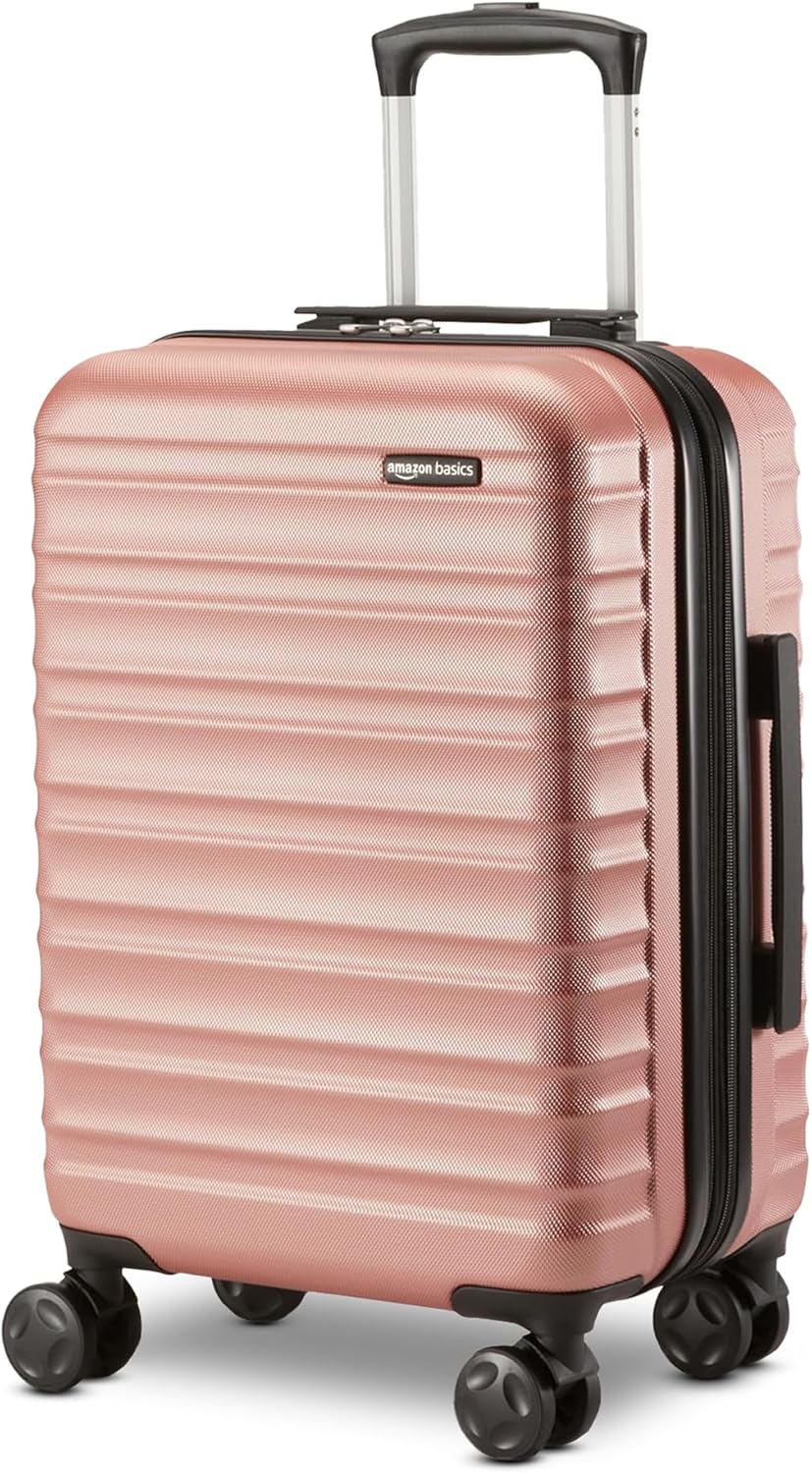 Amazon Basics 21" Hardside Carry-On Luggage with Spinner Wheels