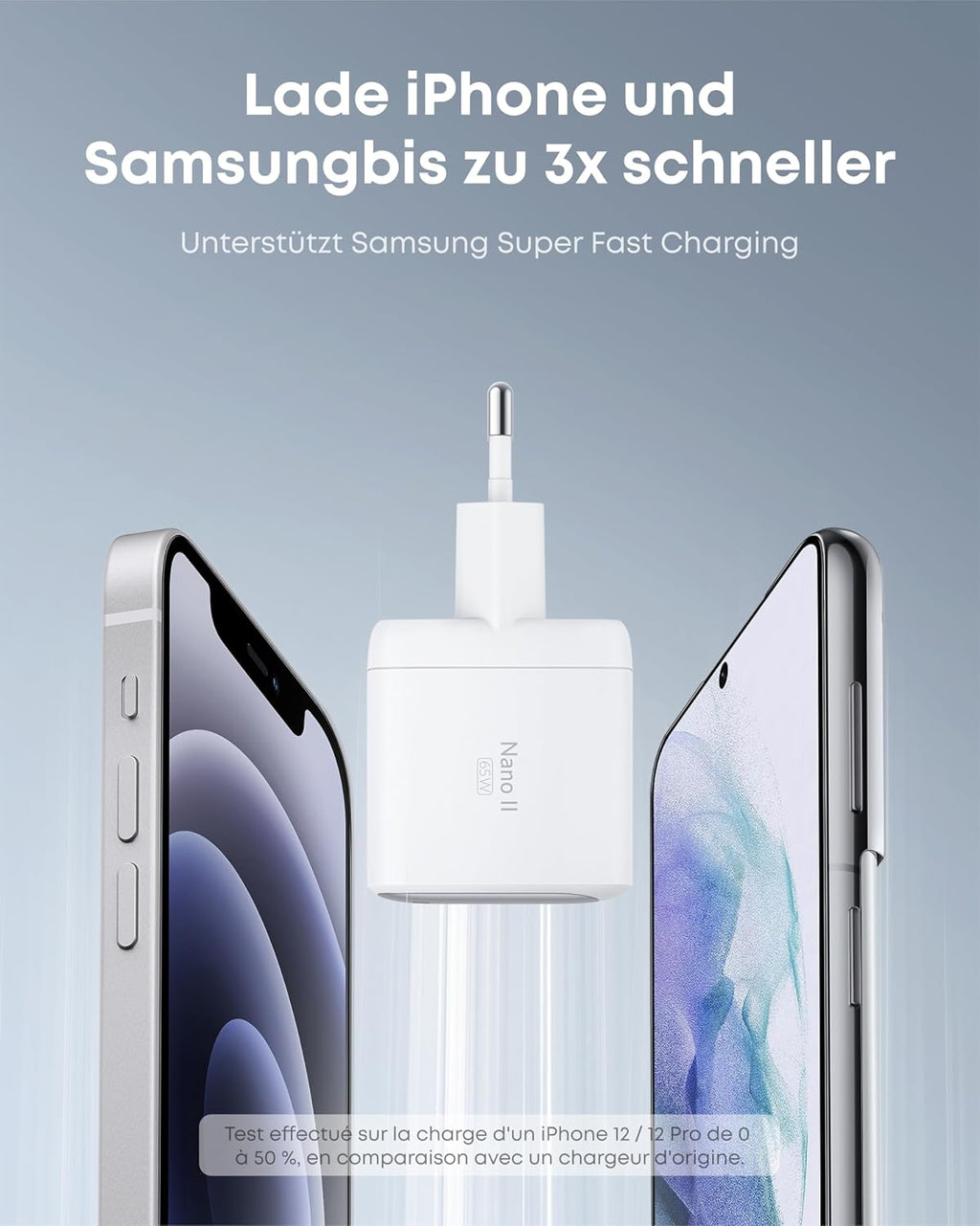 Anker Nano II 65W USB C Ladegerät Netzteil mit Schnellladeleistung