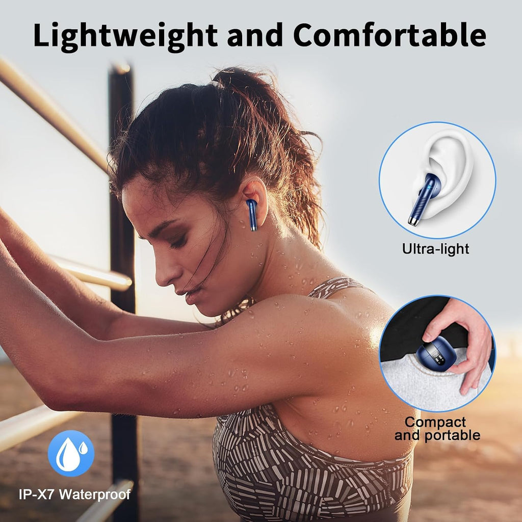 Drsaec Bluetooth Kopfhörer, In Ear Kopfhörer Kabellos Bluetooth 5.4