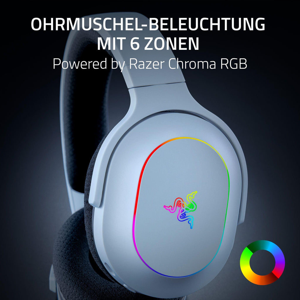 Razer Barracuda X - Kabelloses Multiplattform-Headset für Gaming und Mobile Geräte (SmartSwitch Dual Wireless, Triforce 40mm, Mikrofon mit Nierencharakteristik, 50h Akku, USB-C) Schwarz