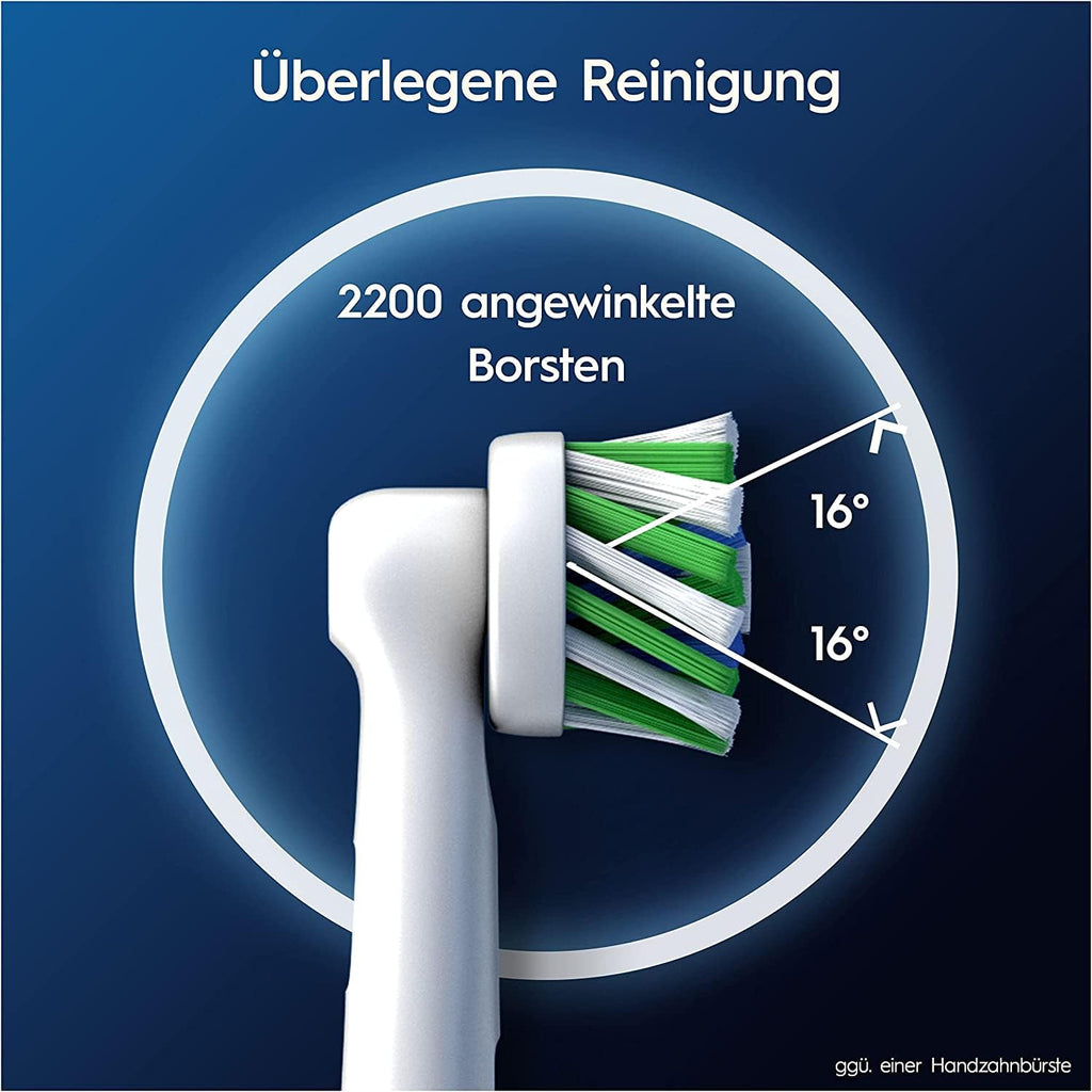 Oral-B Aufsteckbürsten PRO CrossAction, Weiß, 10 Stück