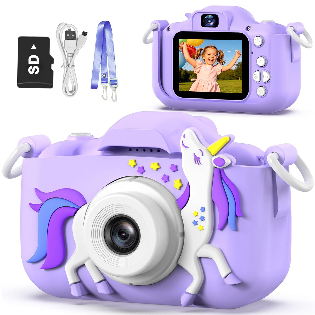 Goopow Kids Camera Toys for 3-8 Year Old Girls Boys