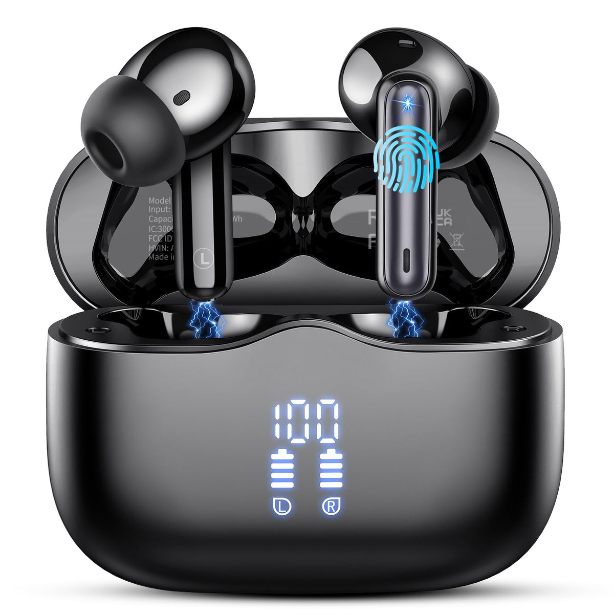 Bluetooth Kopfhörer, Kopfhörer Kabellos Bluetooth 5.4, Tiefer Bass Ohrhörer