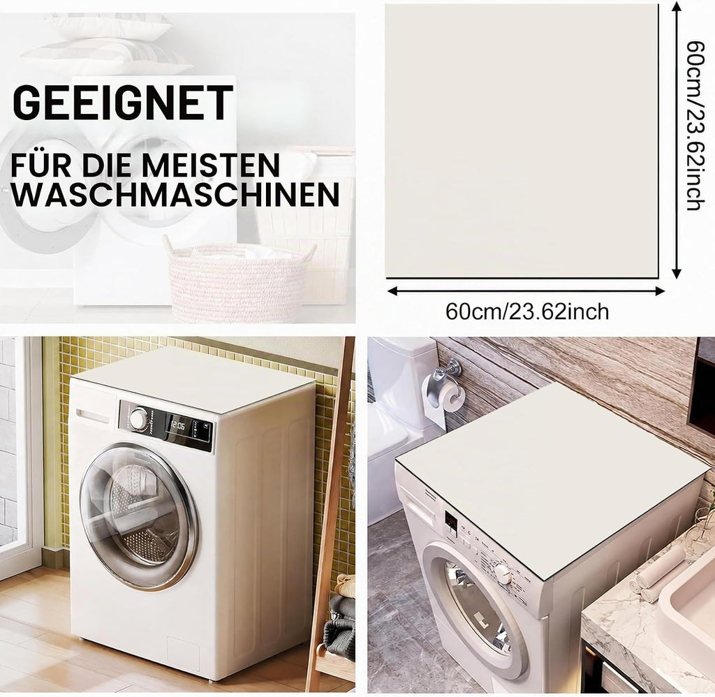 YeahBoom Waschmaschinenauflage 60x60cm,Waschmaschinenabdeckung Universal