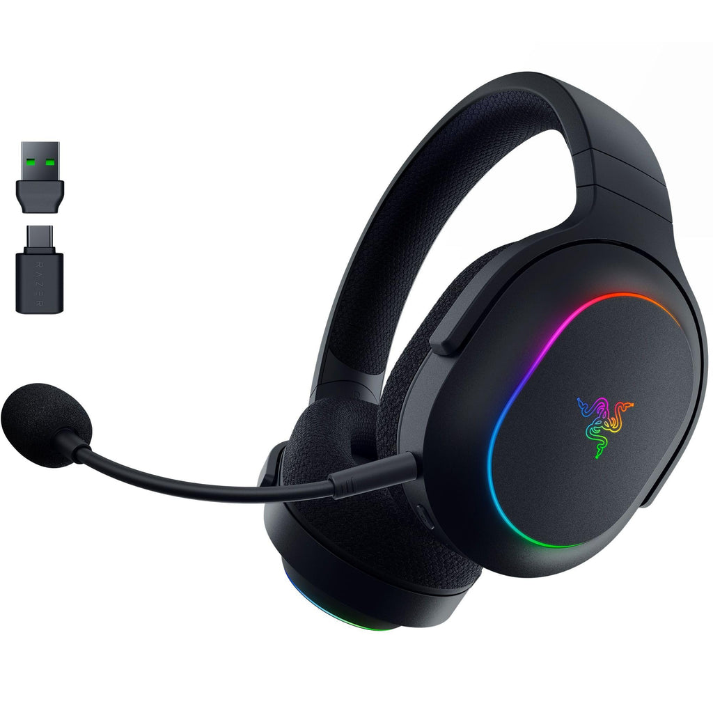 Razer Barracuda X - Kabelloses Multiplattform-Headset für Gaming und Mobile Geräte (SmartSwitch Dual Wireless, Triforce 40mm, Mikrofon mit Nierencharakteristik, 50h Akku, USB-C) Schwarz