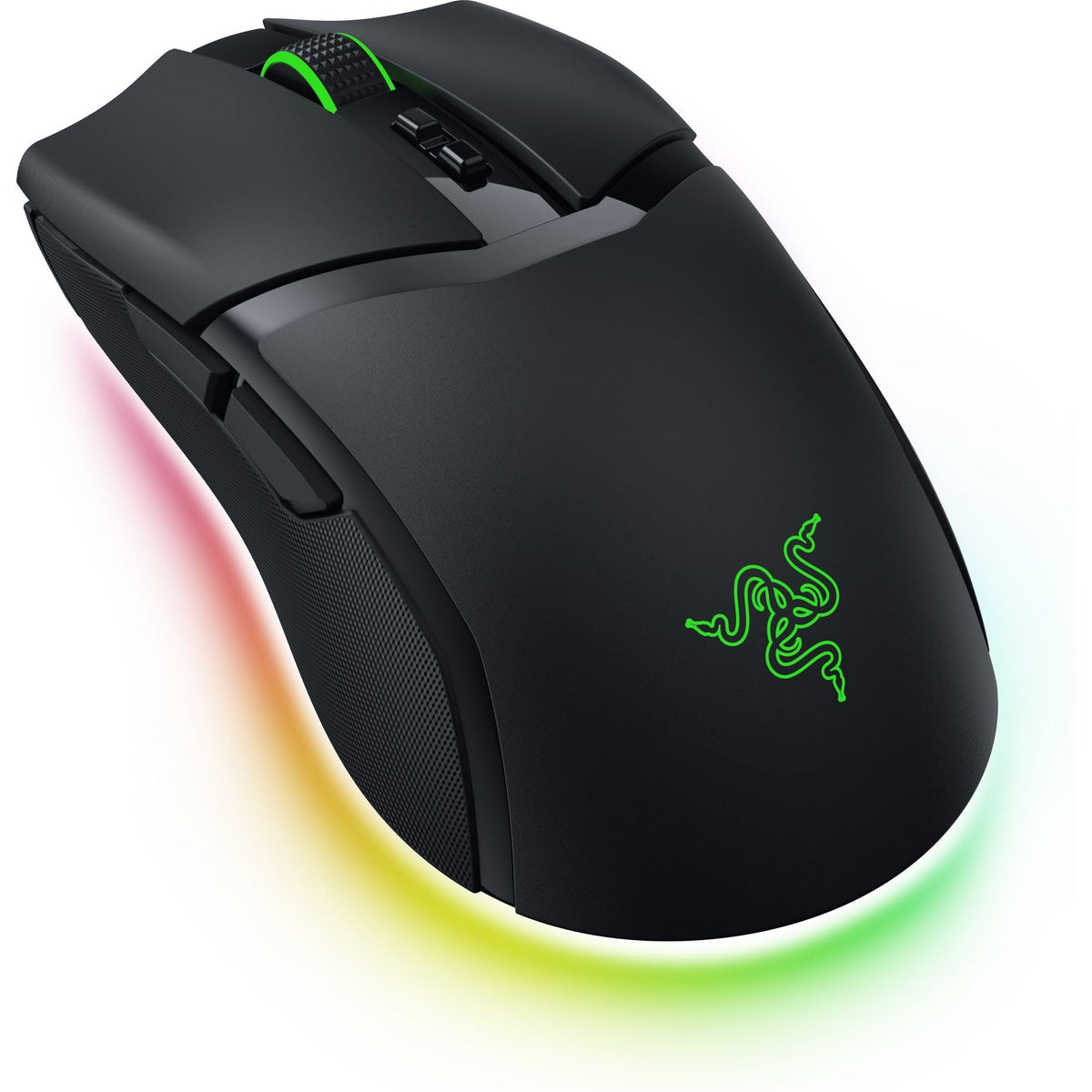 Razer Cobra Pro - kabellose Gaming-Maus mit RGB - Optischer Focus Pro Sensor mit 30K DPI (10 Anpassbare Tasten, HyperSpeed Wireless Polling 8K Hz, Bluetooth, Chroma-Beleuchtung mit 11 Zonen) Weiß