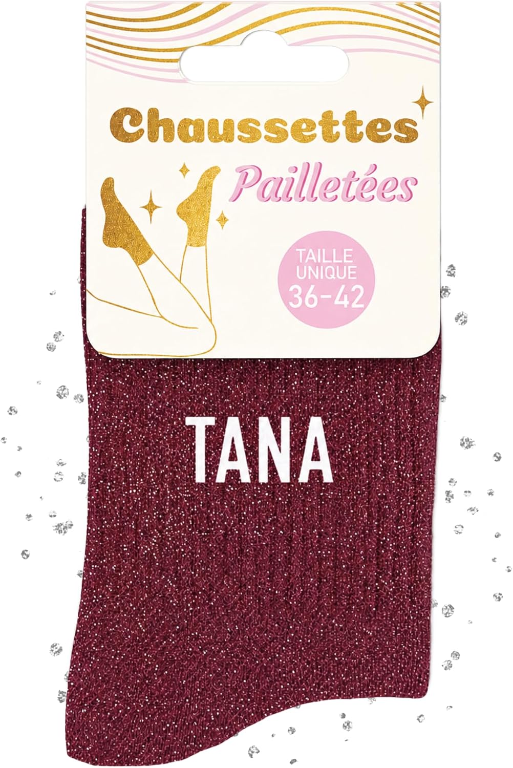 MASSA Chaussettes Paillettes - Taille Unique - Parfaite