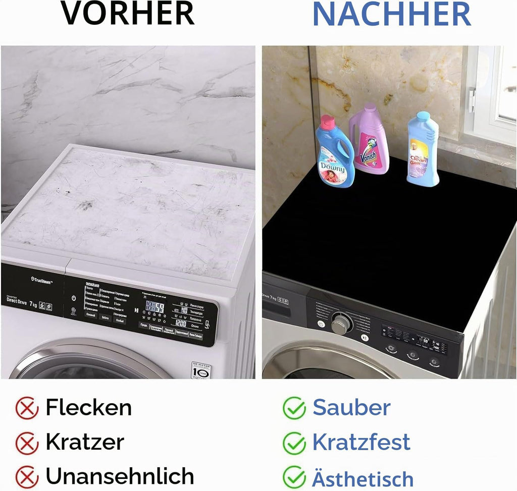 YeahBoom Waschmaschinenauflage 60x60cm,Waschmaschinenabdeckung Universal