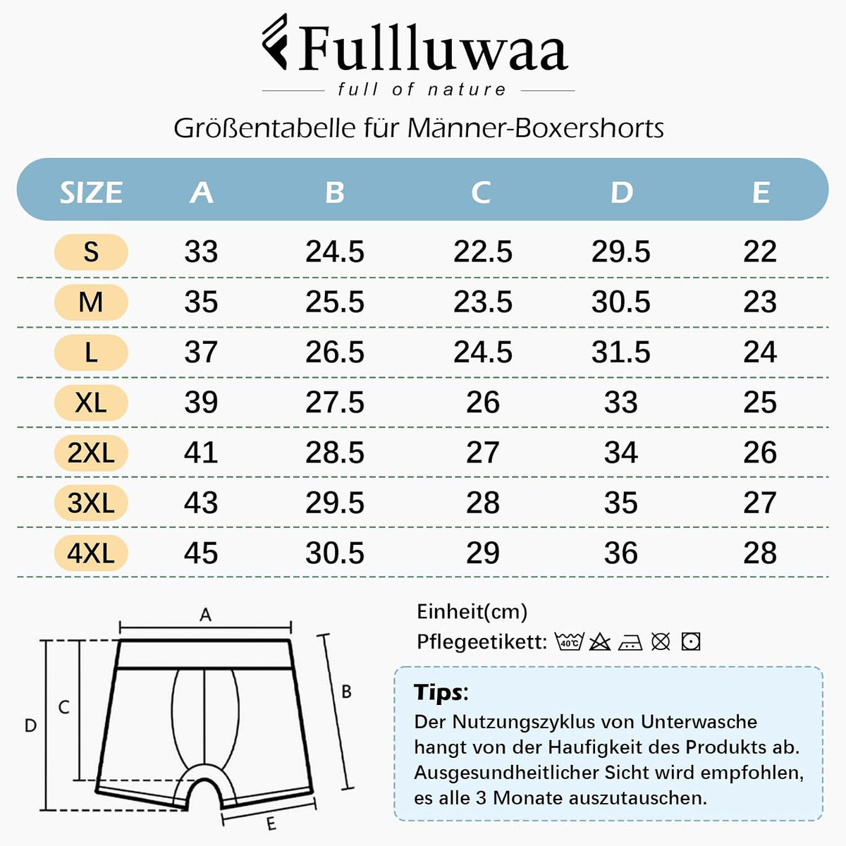 Fullluwaa Boxershorts Herren 10er Pack Baumwolle Ohne Kratzenden Zettel