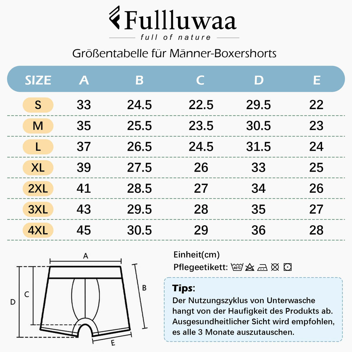Fullluwaa Boxershorts Herren 10er Pack Baumwolle Ohne Kratzenden Zettel