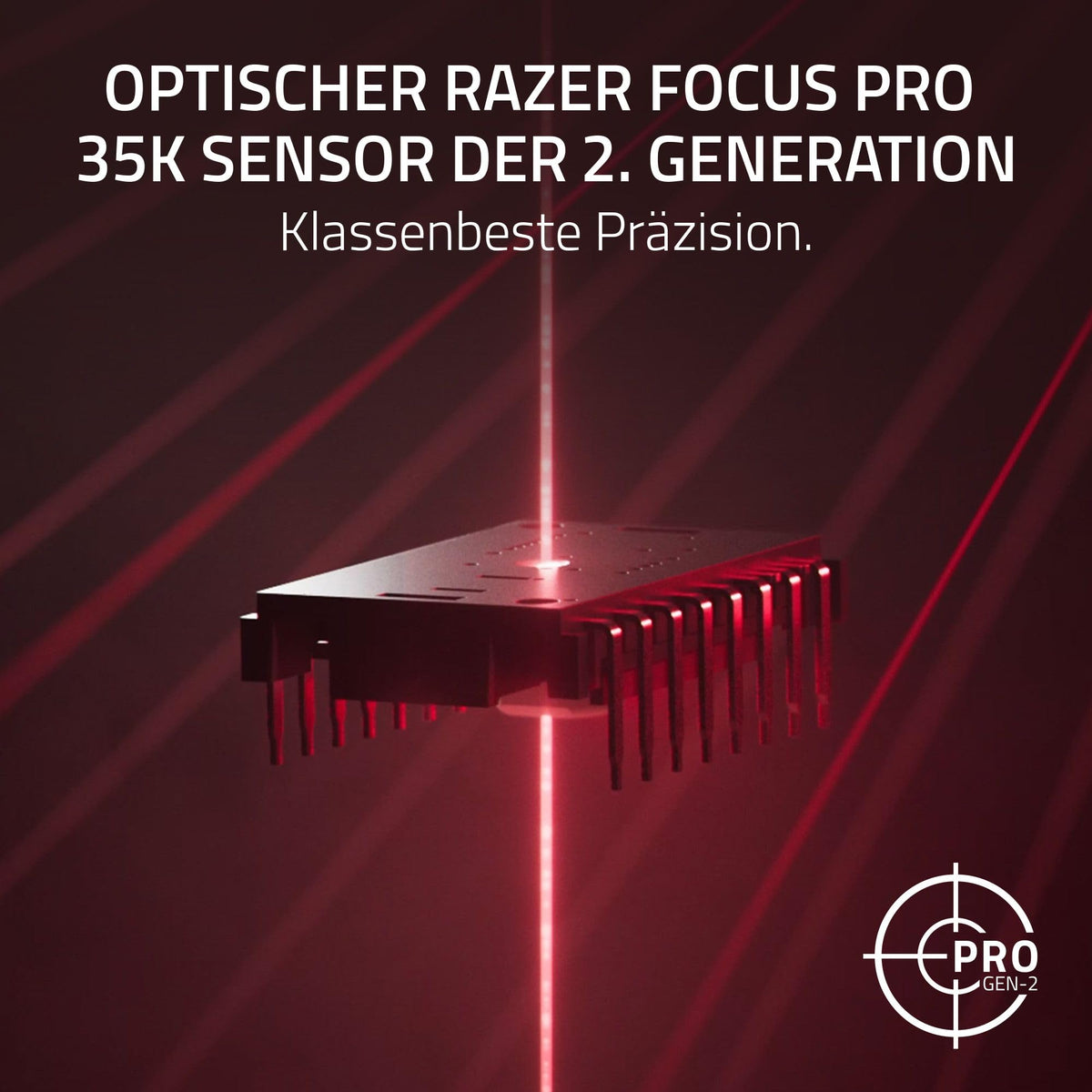 Razer Viper V3 HyperSpeed - Kabellose Esports Gaming-Maus - Focus Pro 30K DPI Sensor - bis zu 280 Std. Akku, Mechanische Maus-Switches 2th Generation - kabellose Abtastrate 4000Hz- PC/Mac | Schwarz