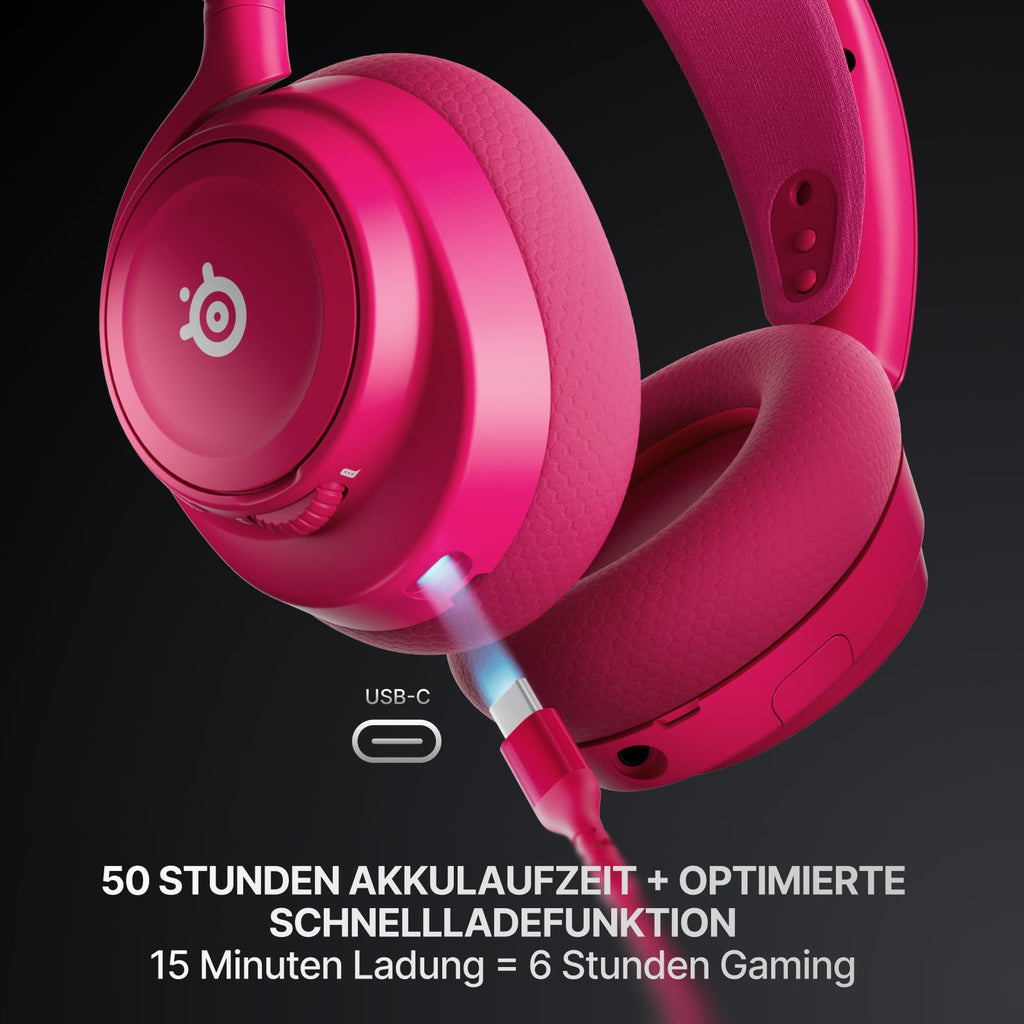 SteelSeries Arctis Nova 7 Wireless Gen 2 Multi-Plattform-Gaming-Headset - Echtzeit-App-Steuerung - Über 50 Std. Akkulaufzeit - 2,4 GHz/Bluetooth parallel möglich -PC, PS5, PS4, Switch 1/2, Mobilgeräte