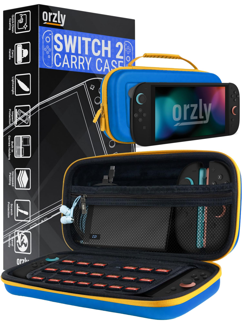 Orzly Tragetasche kompatibel mit Nintendo Switch Lite (2019) – Aufbewahrungstasche - Hartschalen Case/Hülle/Schutzhülle für die Verwendung mit der Nintendo Switch Lite Konsole & Accesoires - ROSA
