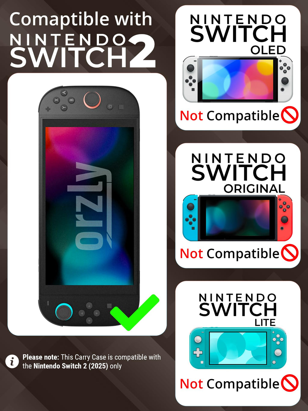 Orzly Tragetasche kompatibel mit Nintendo Switch Lite (2019) – Aufbewahrungstasche - Hartschalen Case/Hülle/Schutzhülle für die Verwendung mit der Nintendo Switch Lite Konsole & Accesoires - ROSA