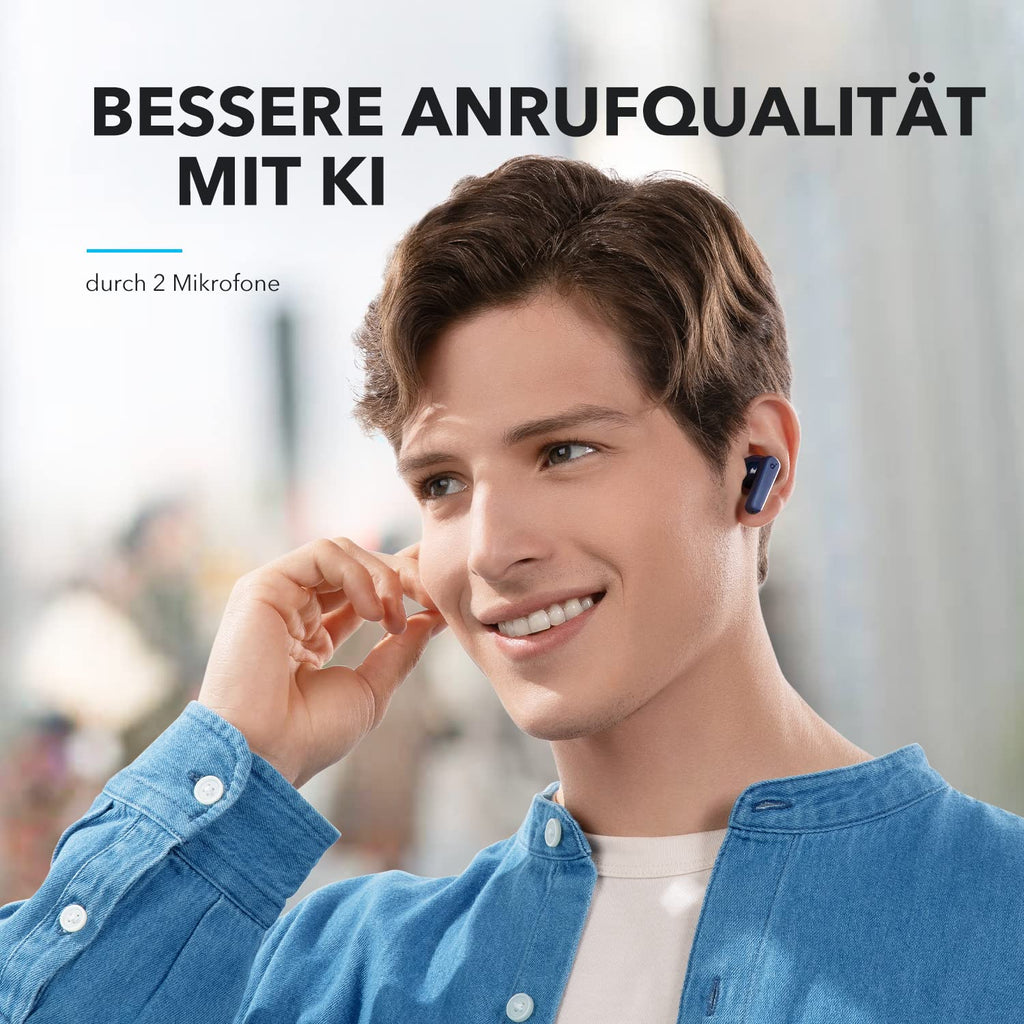 soundcore by Anker P20i Kabellose Bluetooth Kopfhörer in-Ear, 10mm Treiber