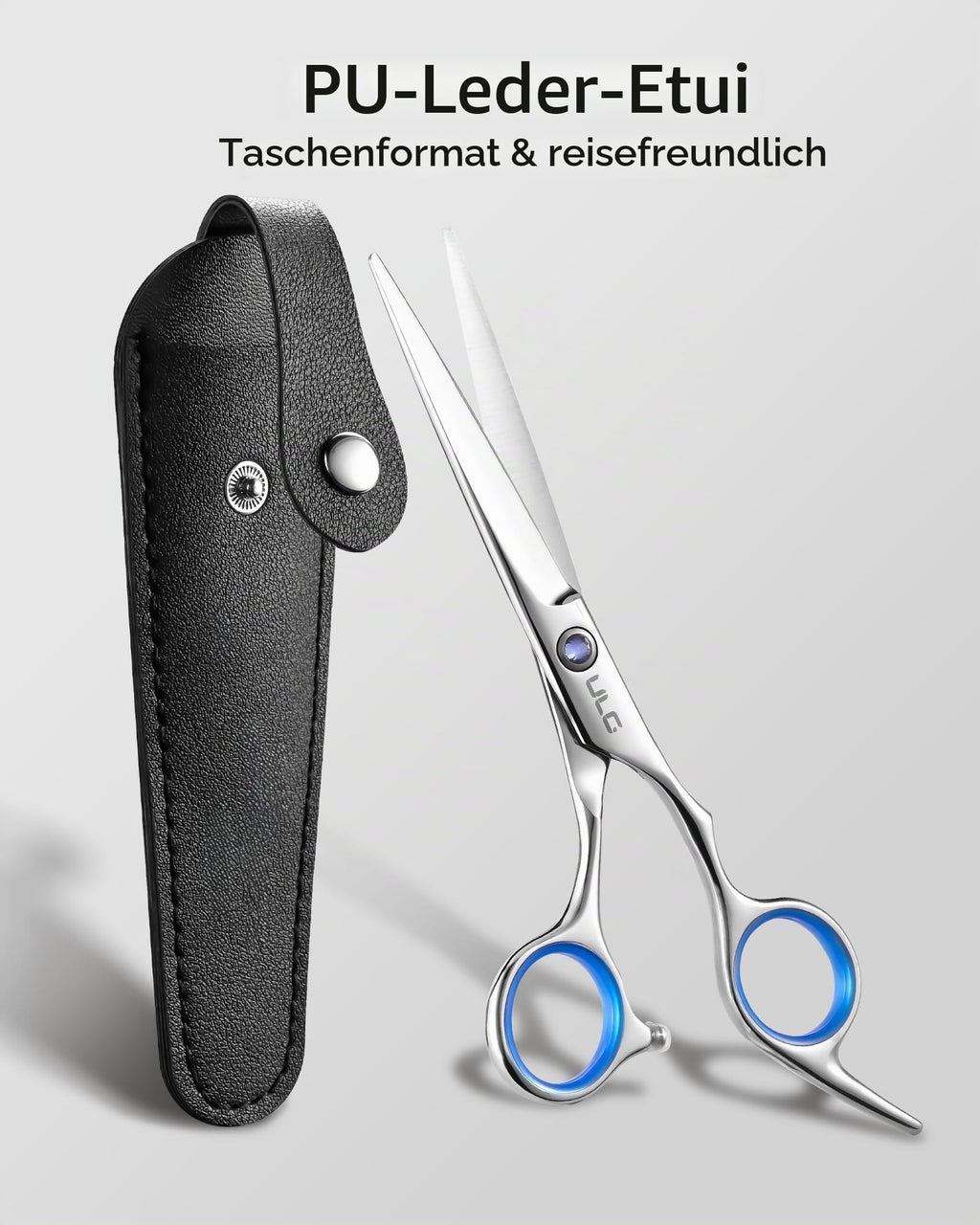 Haarschere Scharfe Friseurschere ULG 6.5 Zoll Präziser Schnitt Haarschnitt japanischer rostfrei edelstahl Rasiermesserscharf Effilierscheren