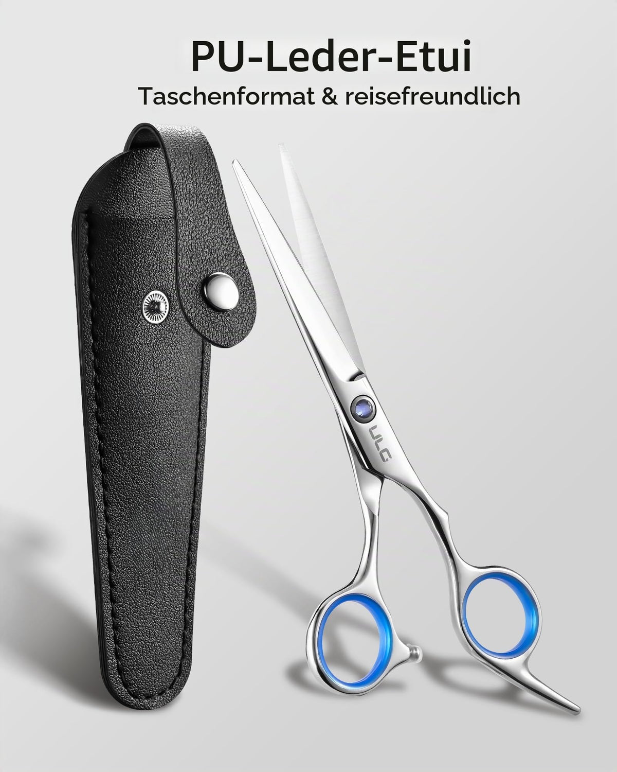 Haarschere Scharfe Friseurschere ULG 6.5 Zoll Präziser Schnitt Haarschnitt japanischer rostfrei edelstahl Rasiermesserscharf Effilierscheren