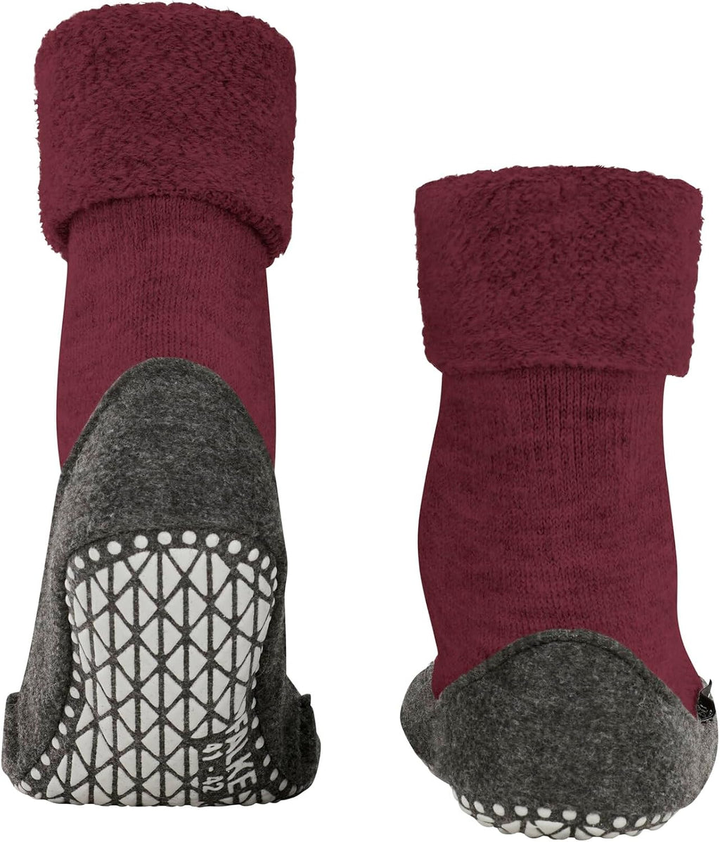 FALKE Herren Cosyshoe Stoppersocken atmungsaktive klimaregulierende geruchshemmende Wolle rutschfeste Noppen auf der Filzsohle komfortabel warm mit Plüsch strapazierfähig 1 Paar
