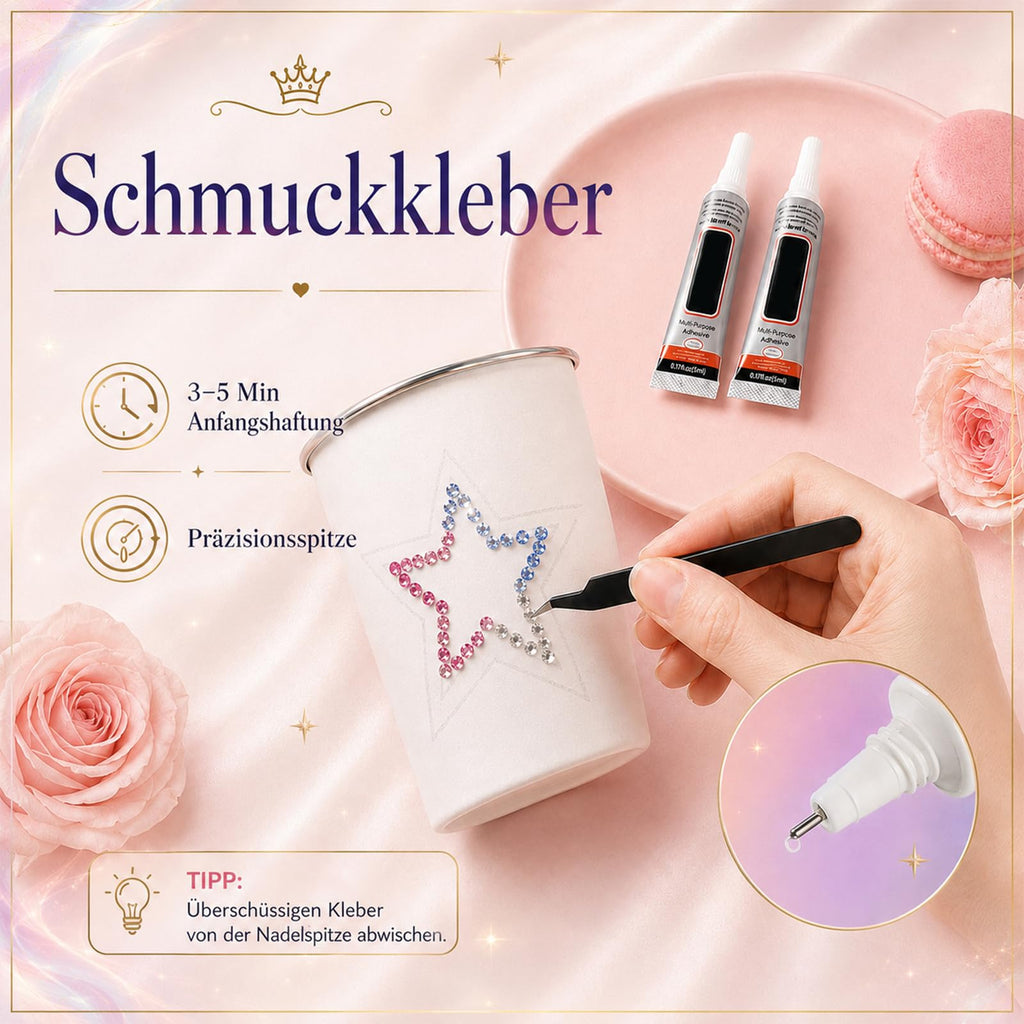 56 Farben Bedazzler Kit, 45.000 Stück 3mm Harz Strasssteine Set