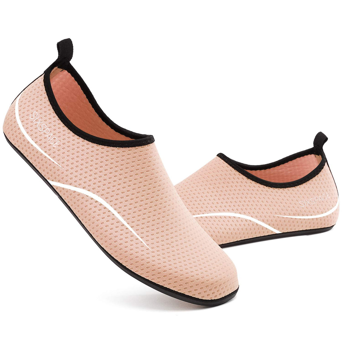 Sixspace Unisex Badeschuhe Wasserschuhe mit Rutschfester Sohle, Gr.34-47