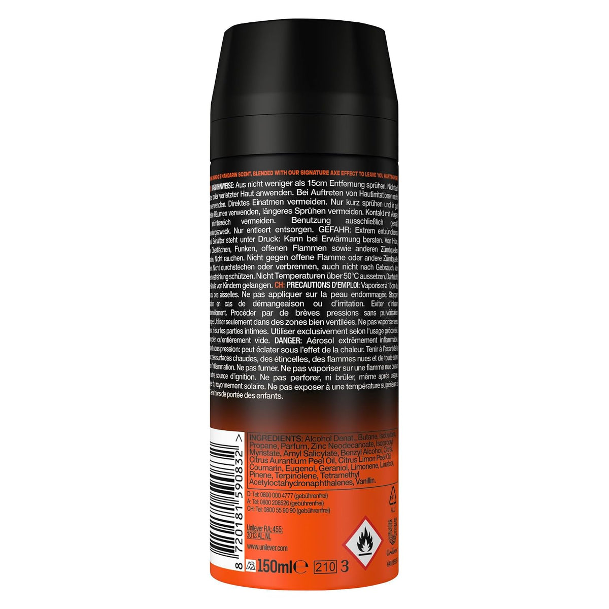 Axe Alaska Bodyspray 250 ML