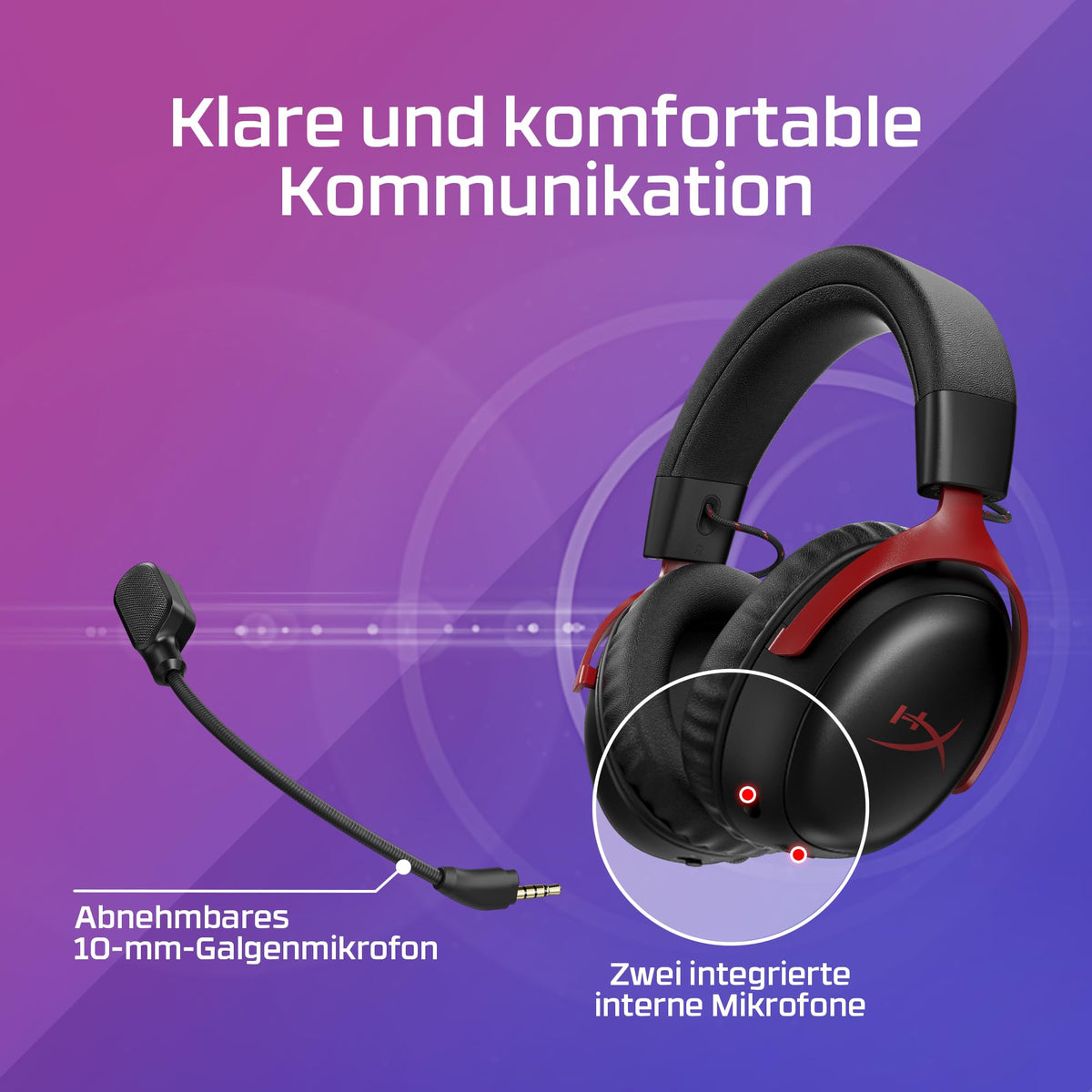 HyperX Cloud III – Kabelgebundenes Gaming-Headset
